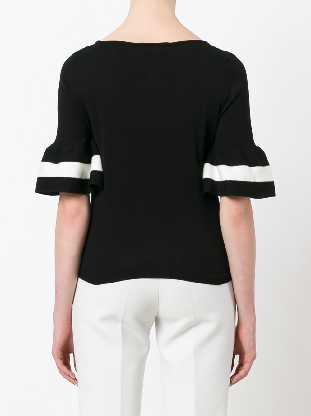 peplum sleeve top