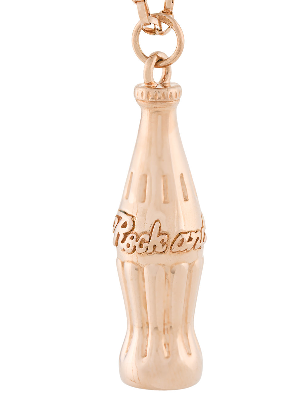 Rock And Roll Bottle Pendant necklace