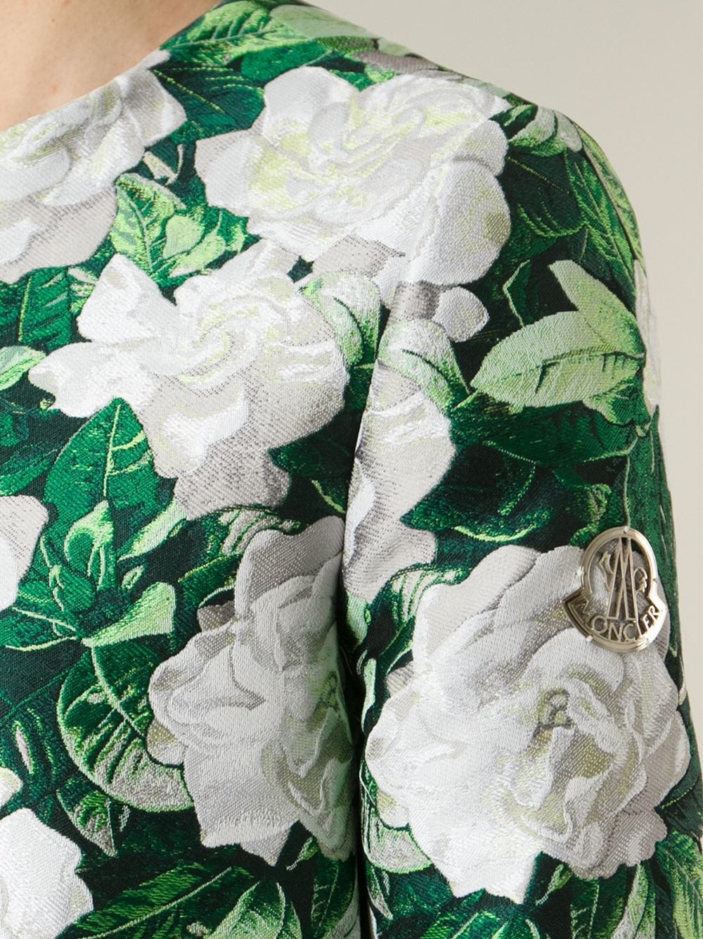 玫瑰提花夹克