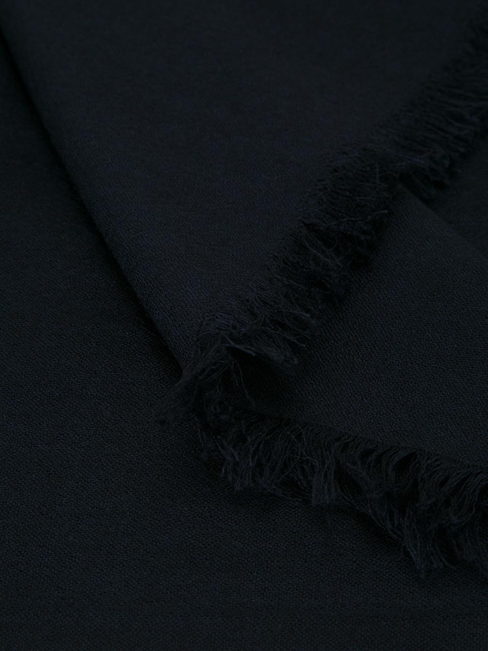 raw edge scarf