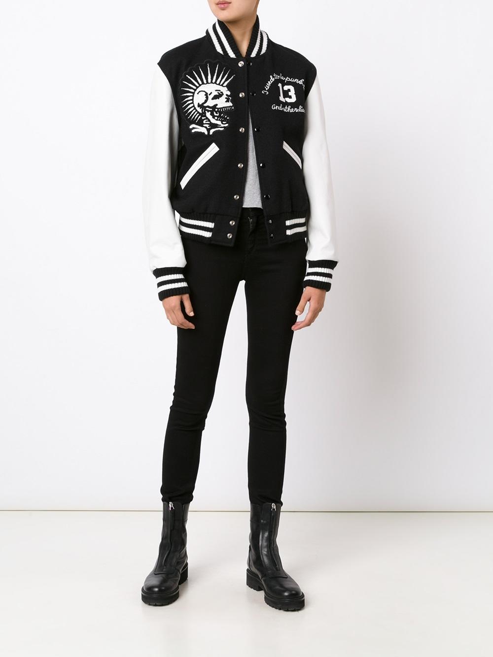 'Blue Lagoon' bomber jacket