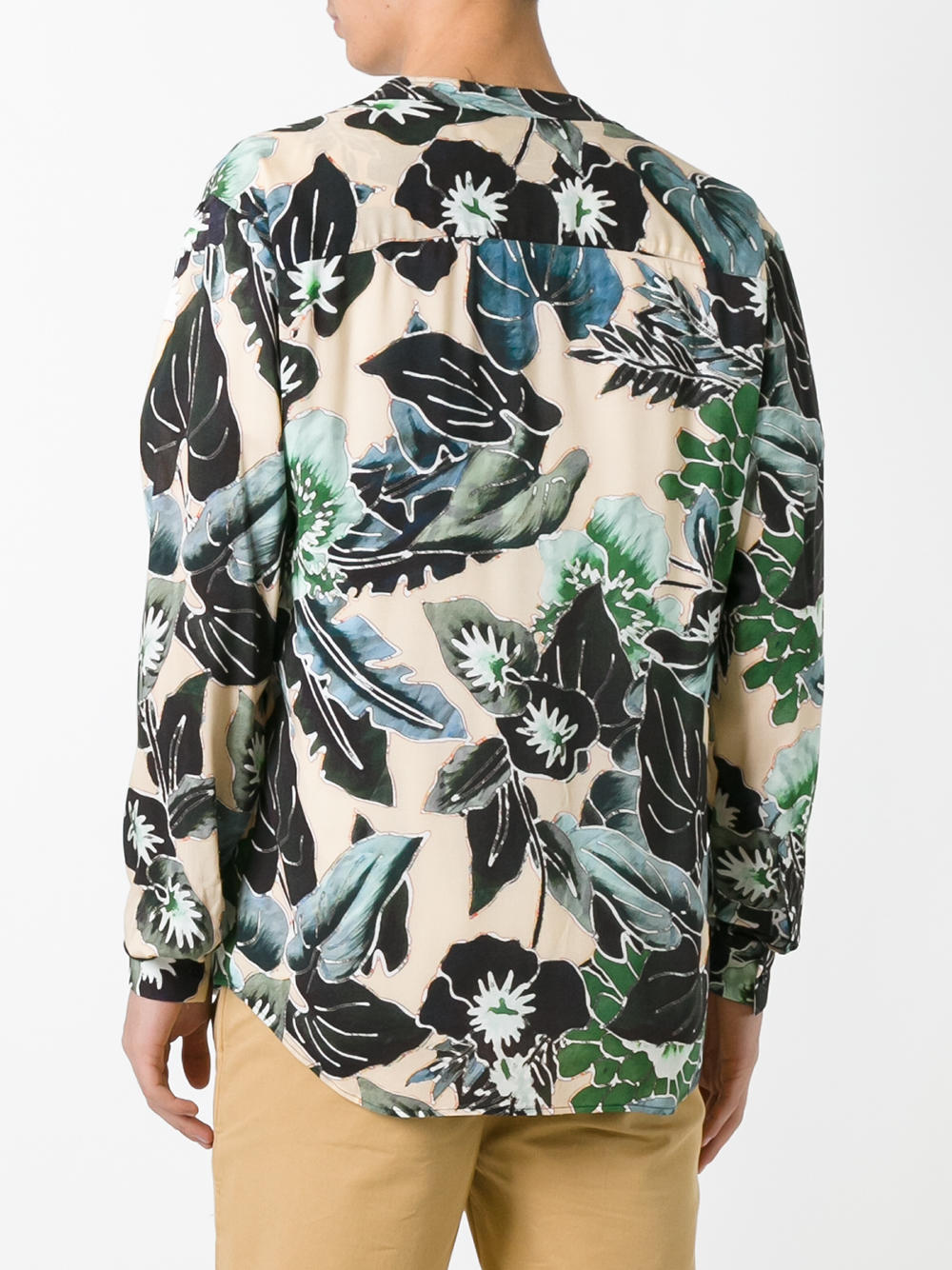 floral print shirt