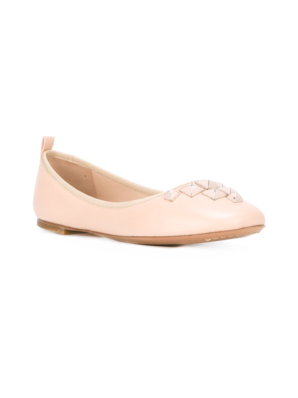 Cleo studded ballerina flats