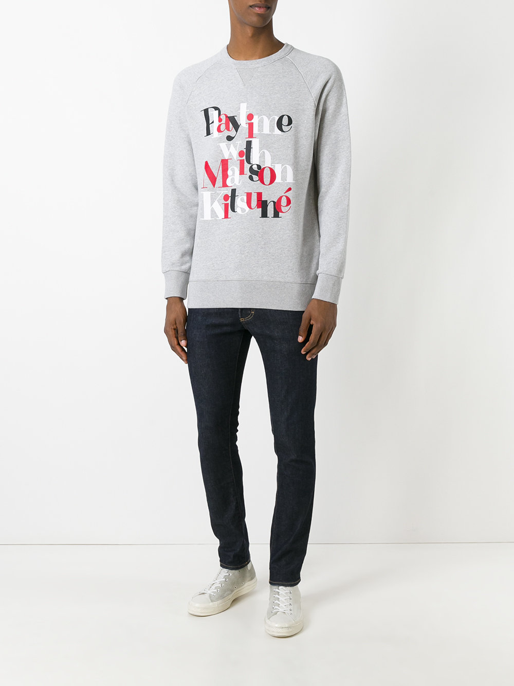 'playtime' print sweatshirt