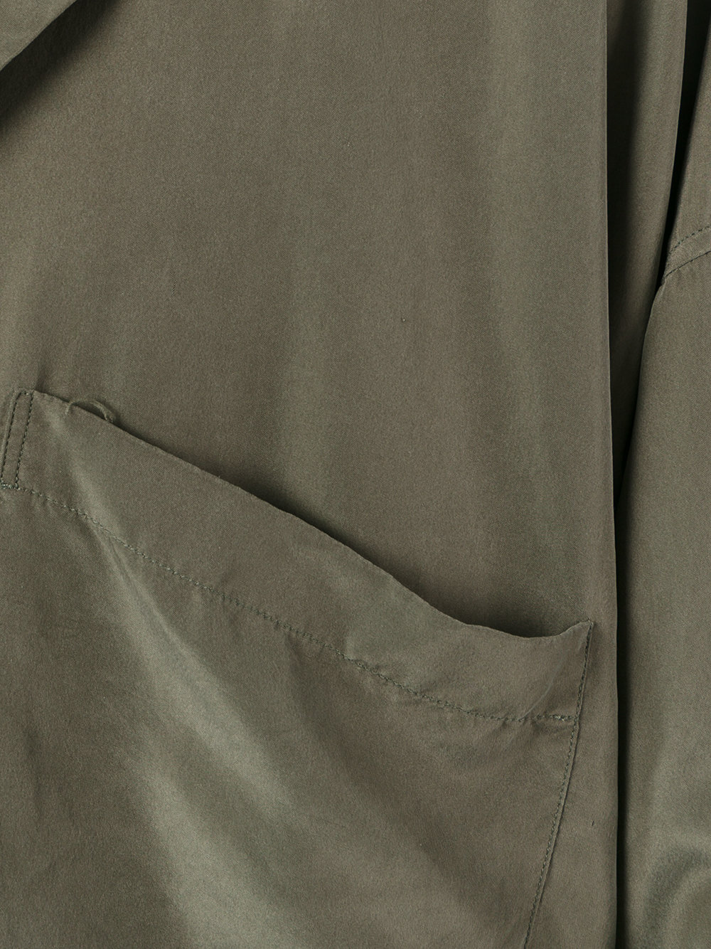chest pockets oversized shirt