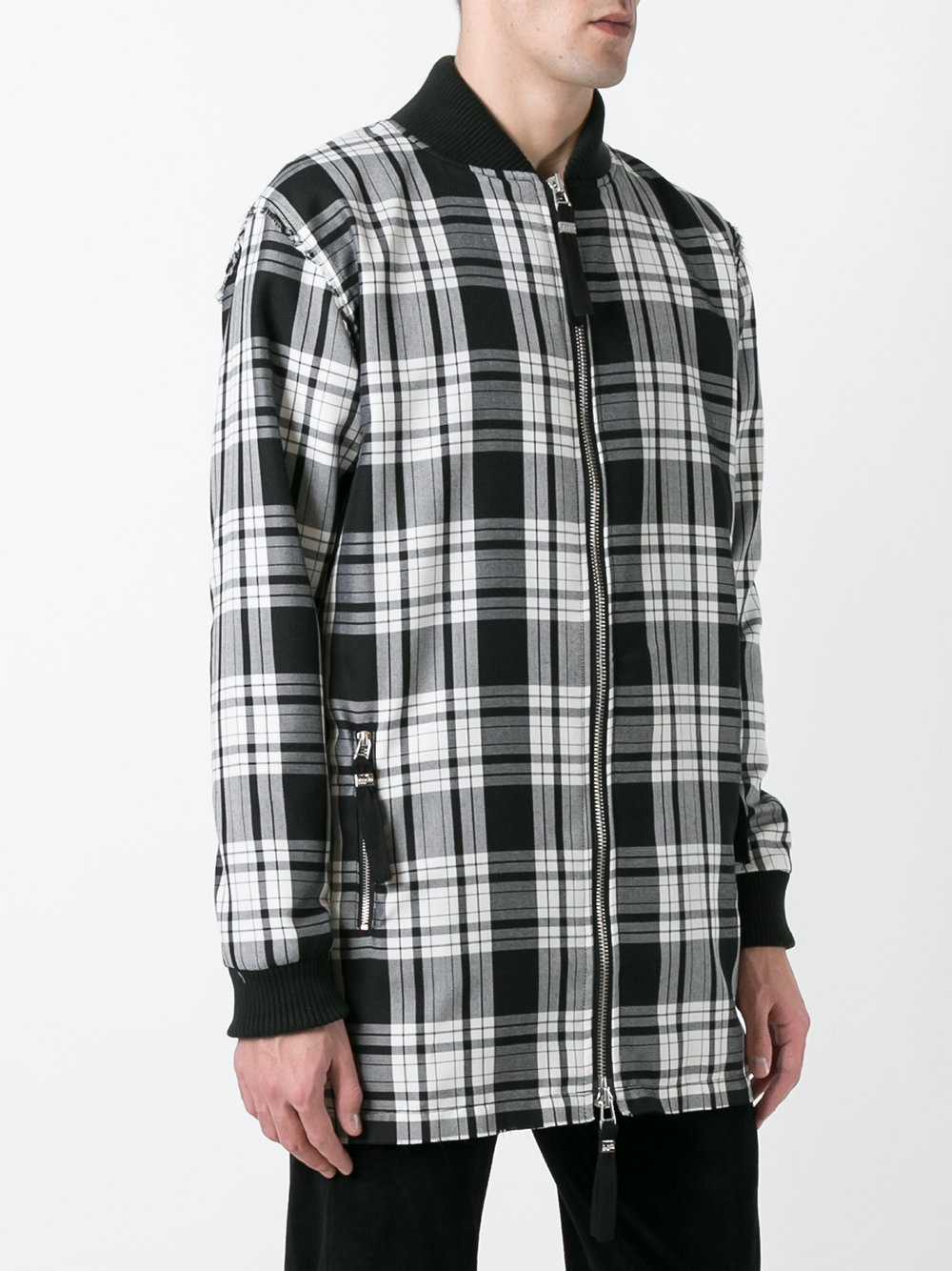 Trip longline bomber jacket 
