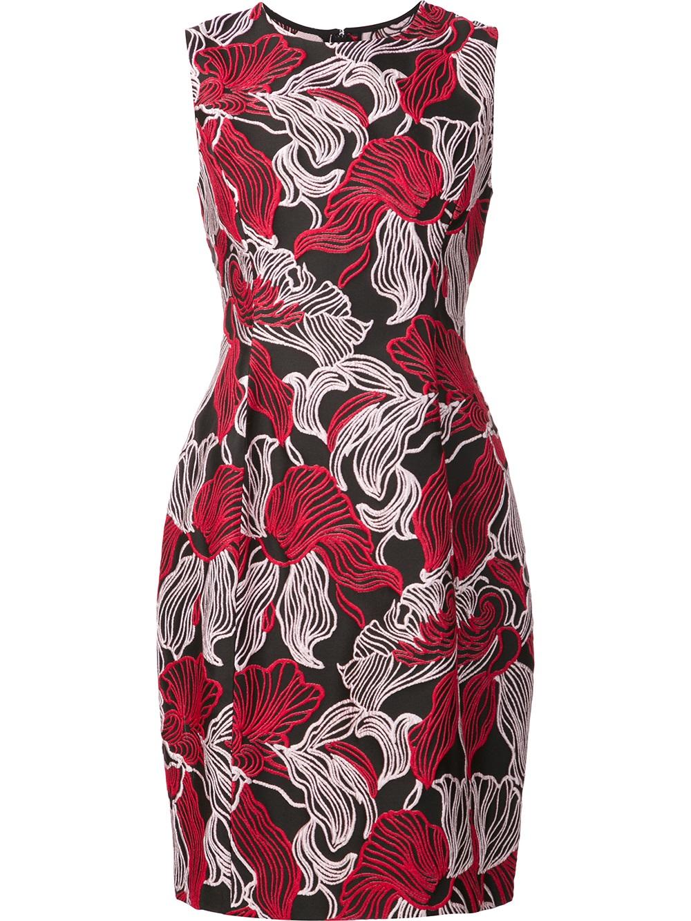 Оскар де ла рента платья. Oscar de la Renta's Scarlet Red Dress. Oscar de la Renta одежда мужская. Botanical Printed Leather Midi Dress Oscar de la Renta.