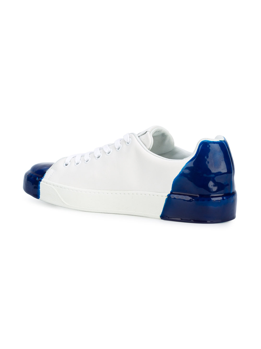 contrast tip sneakers 