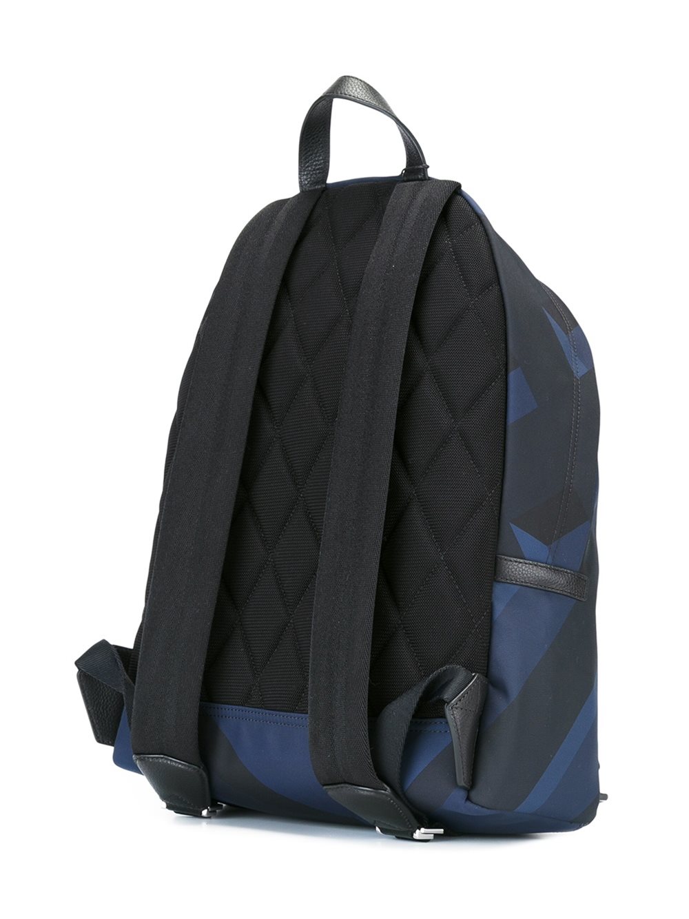 geometric print backpack
