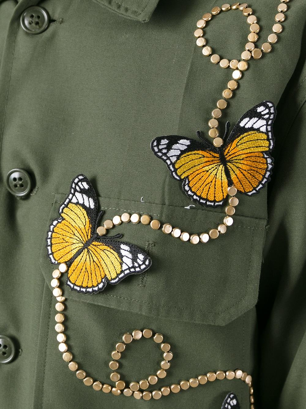 butterfly embroidered jacket