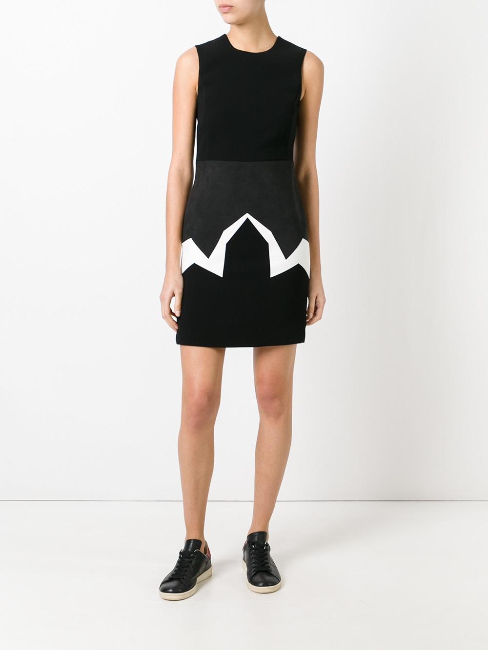 geometric detail dress