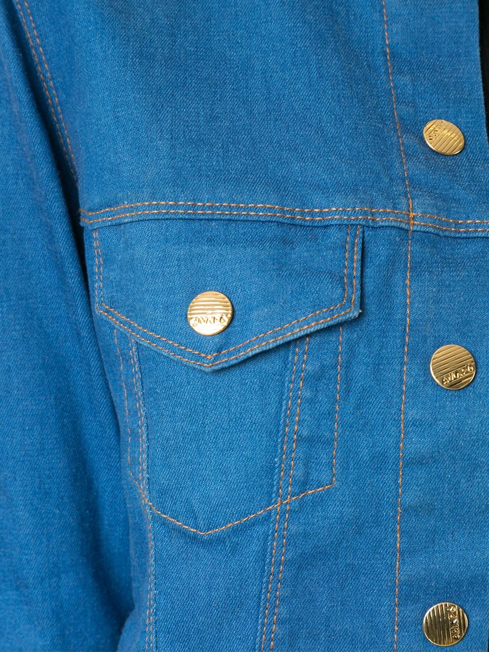 classic polo collar denim jacket