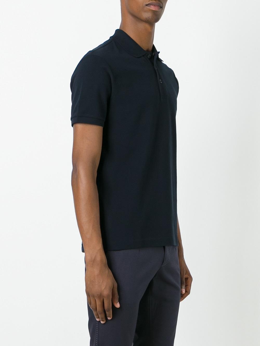 chest embroidery polo shirt