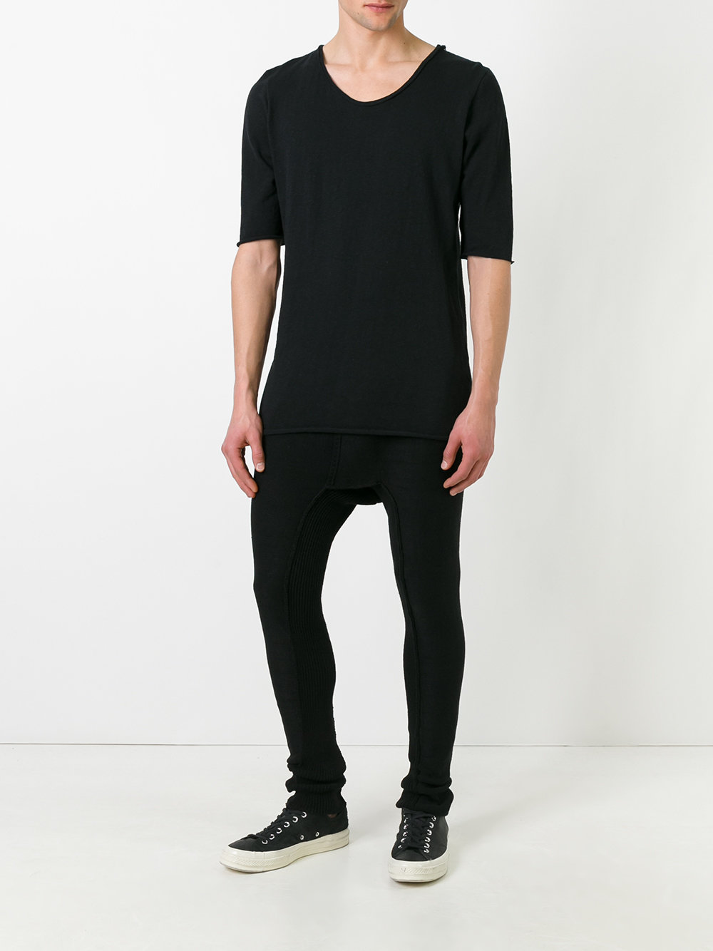 long rib decoup leggings