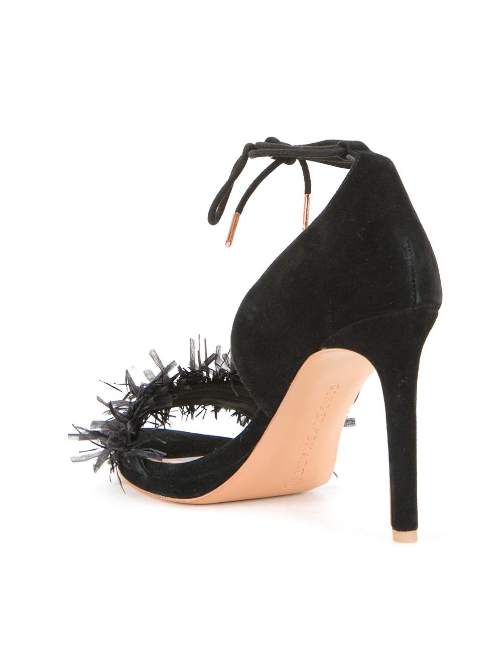 raffia strap sandals