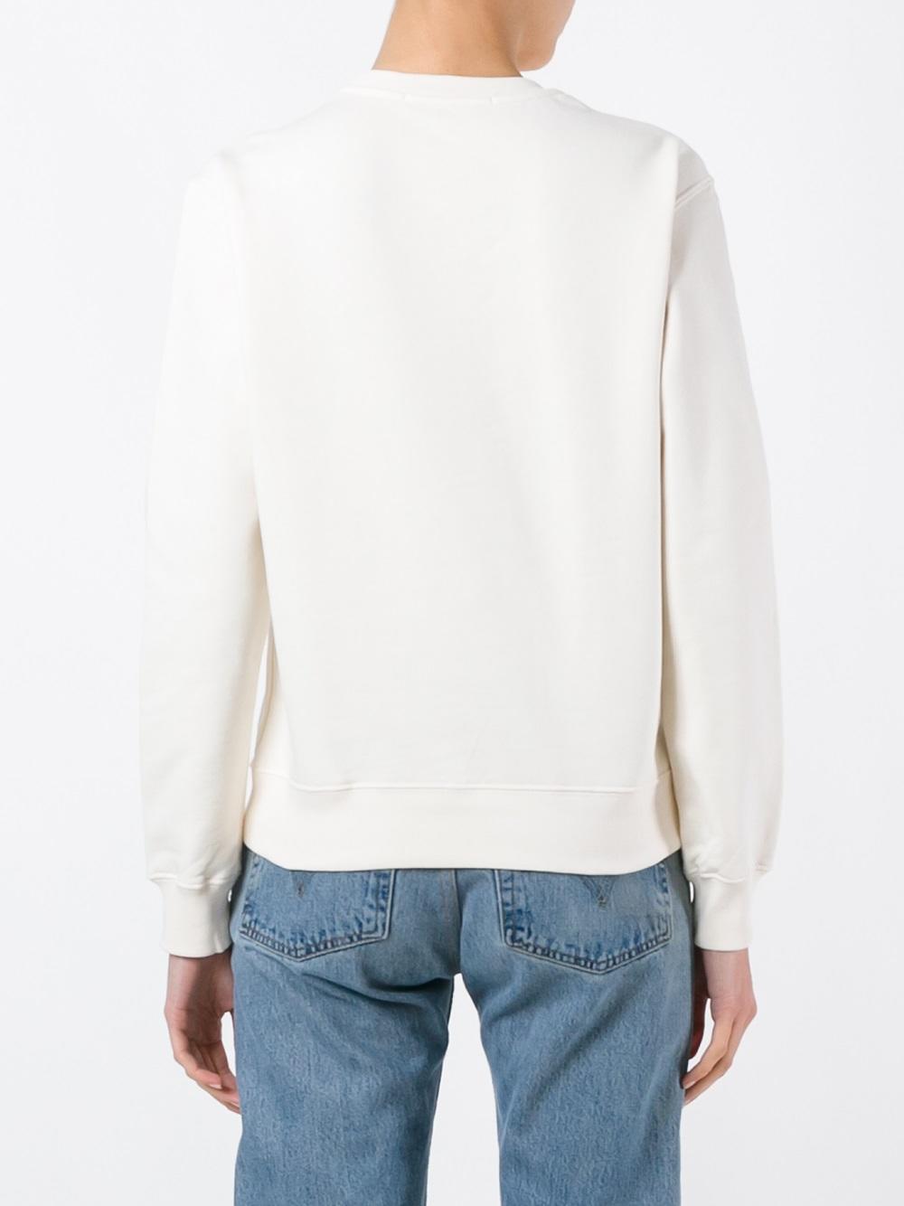 logo print sweatshirt