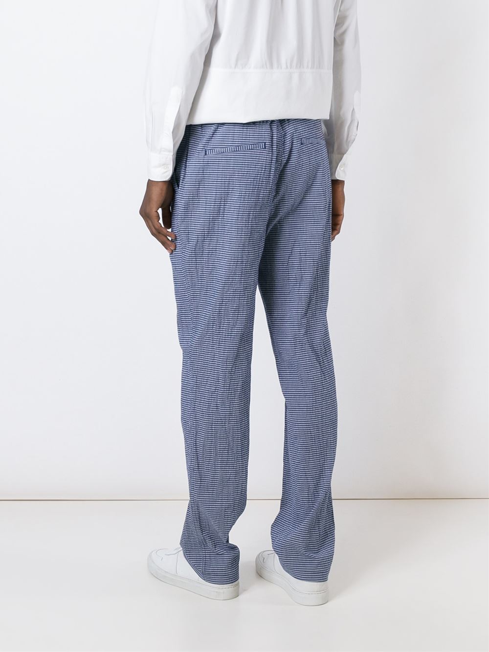 striped relaxed trousers