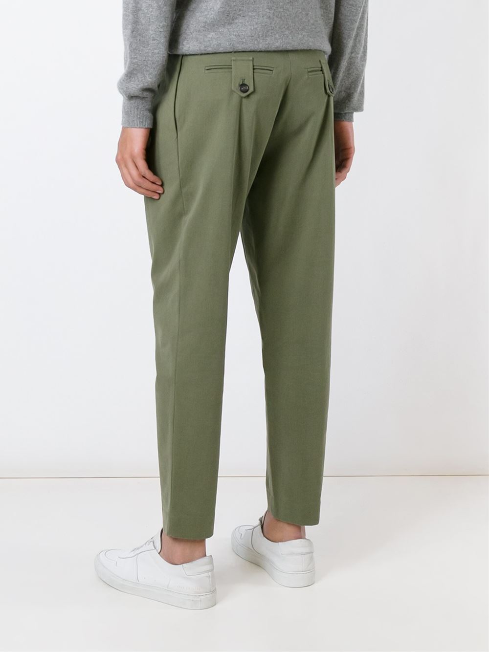 'Deep George' tapered trousers