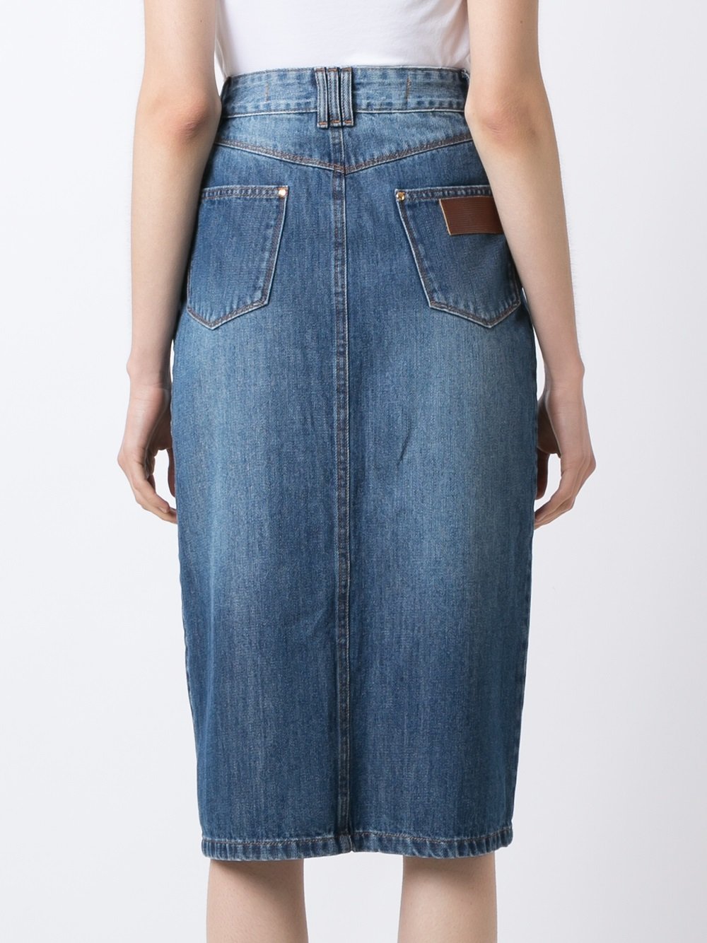 straight jeans skirt
