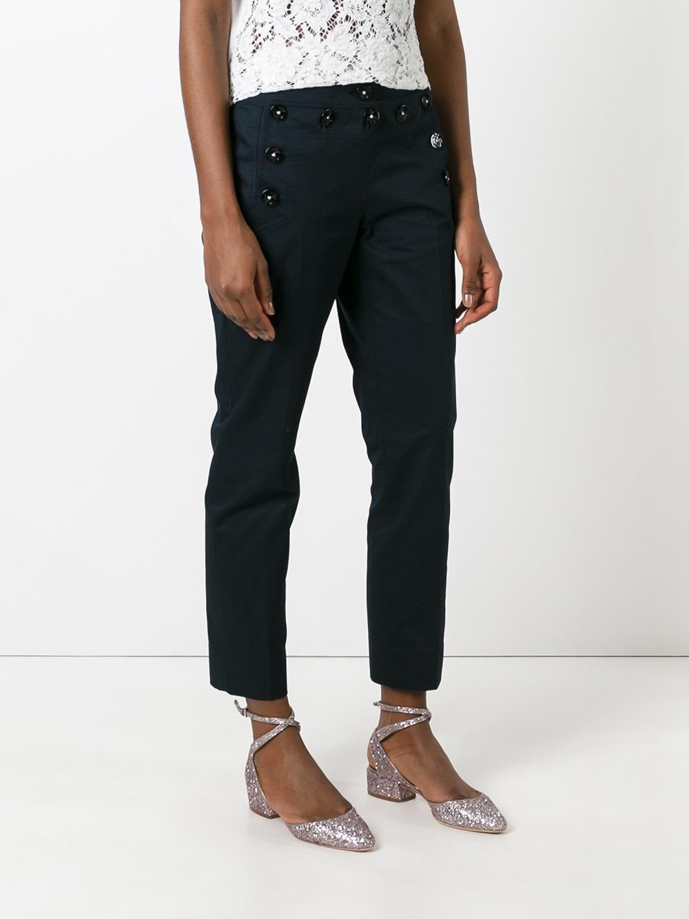 cropped trousers