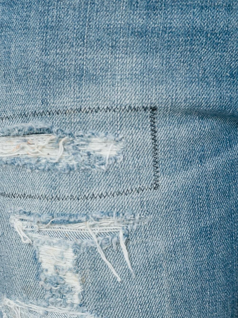 distressed skinny jeans 