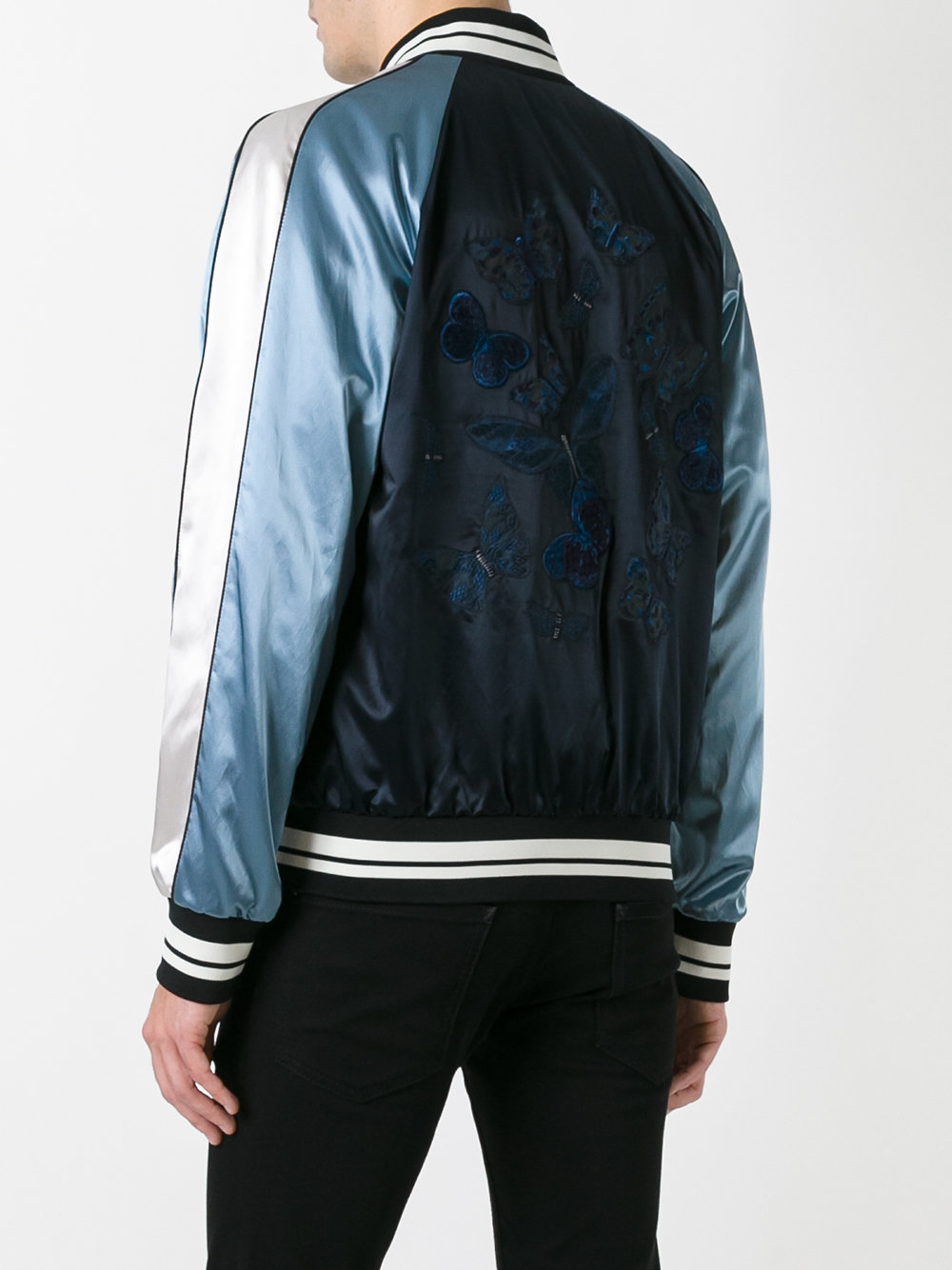 embroidered bomber jacket
