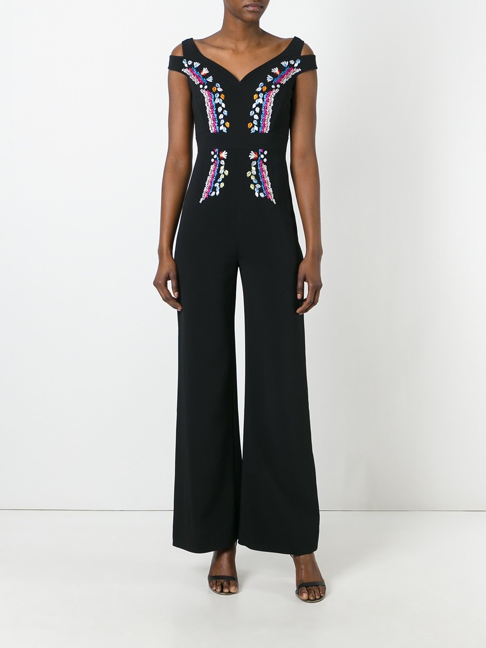 embroidery cady jumpsuit