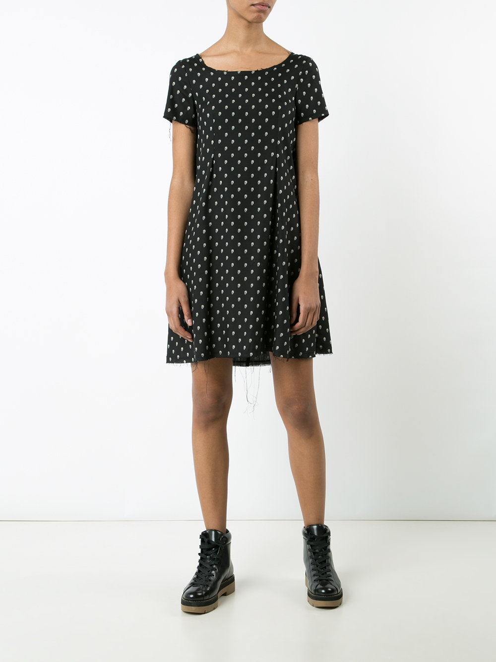 skull print dress