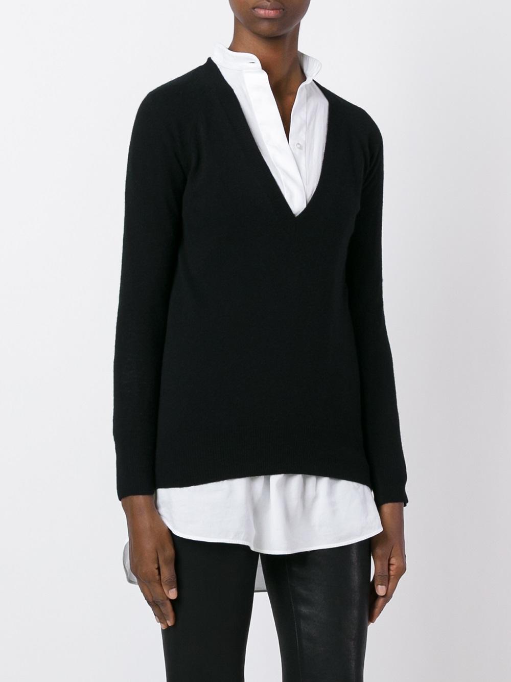 v-neck jumper