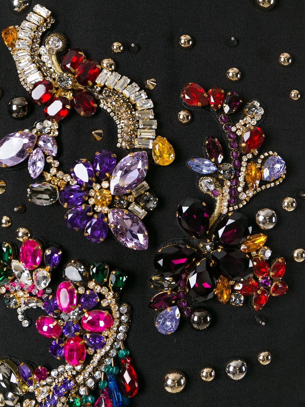 embellished shift dress