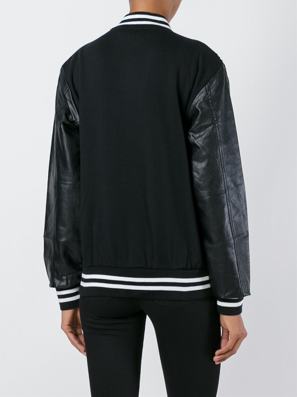 sequin effect bomber jacket