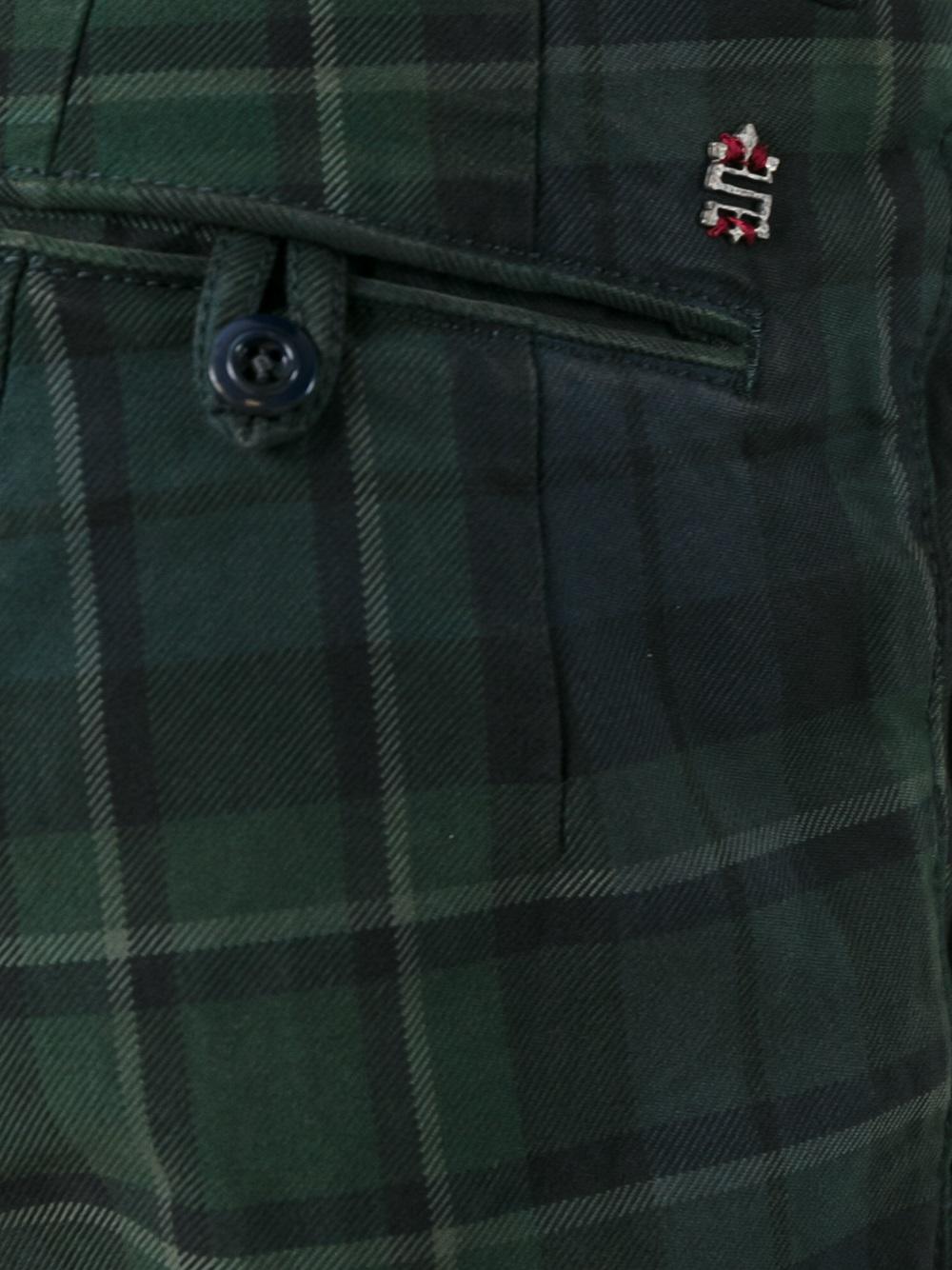 checked trousers