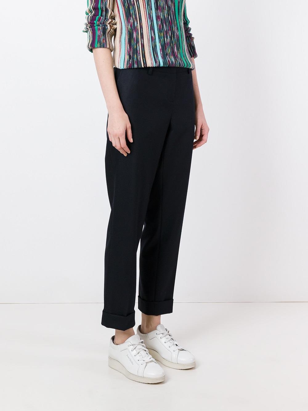 tailored cropped trousers