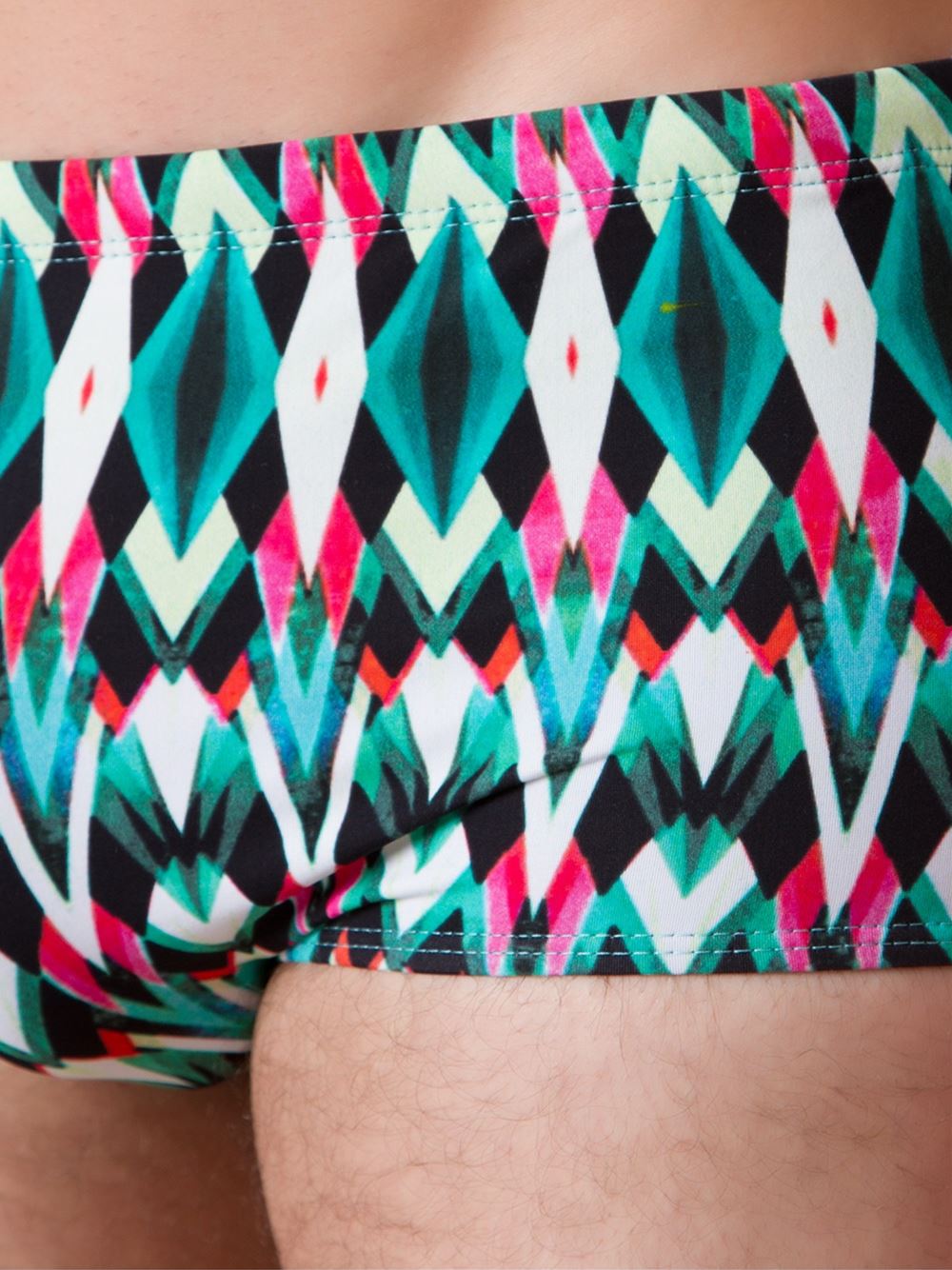 print swim trunks