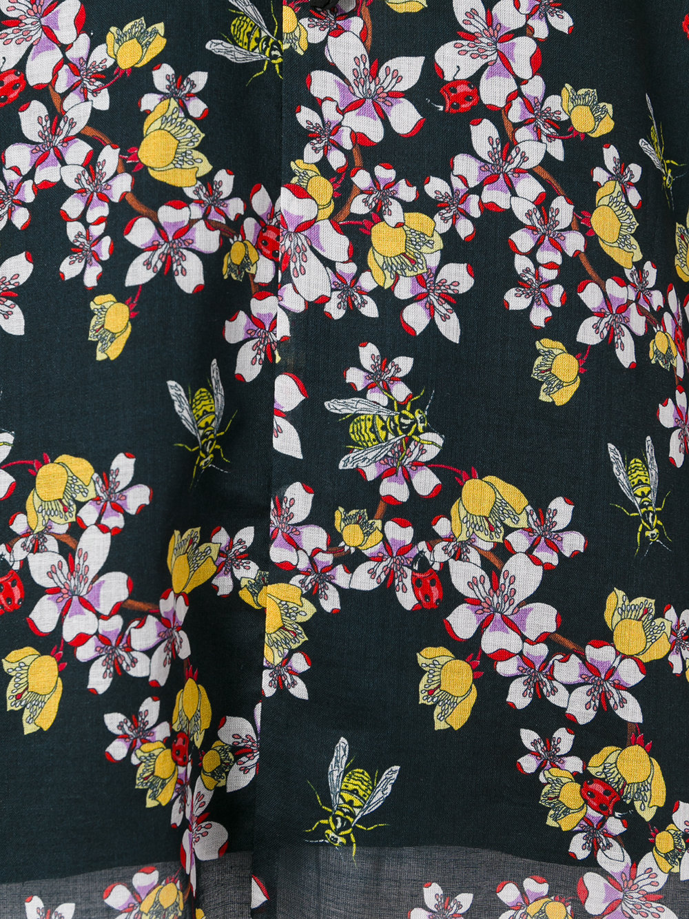 gathered collar blouse 