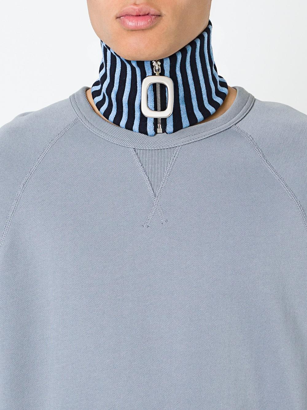 zipped detachable collar