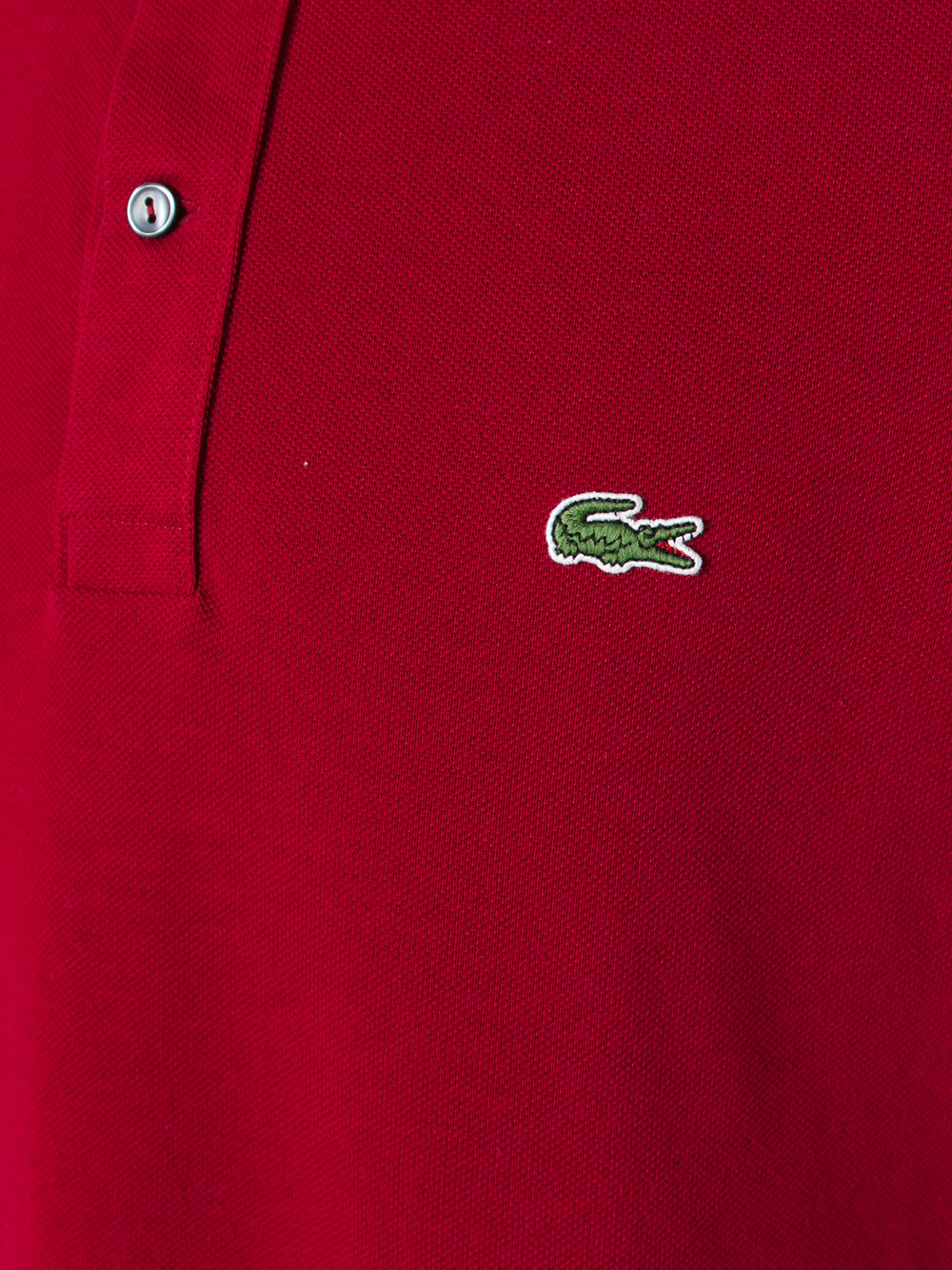 logo patch polo shirt