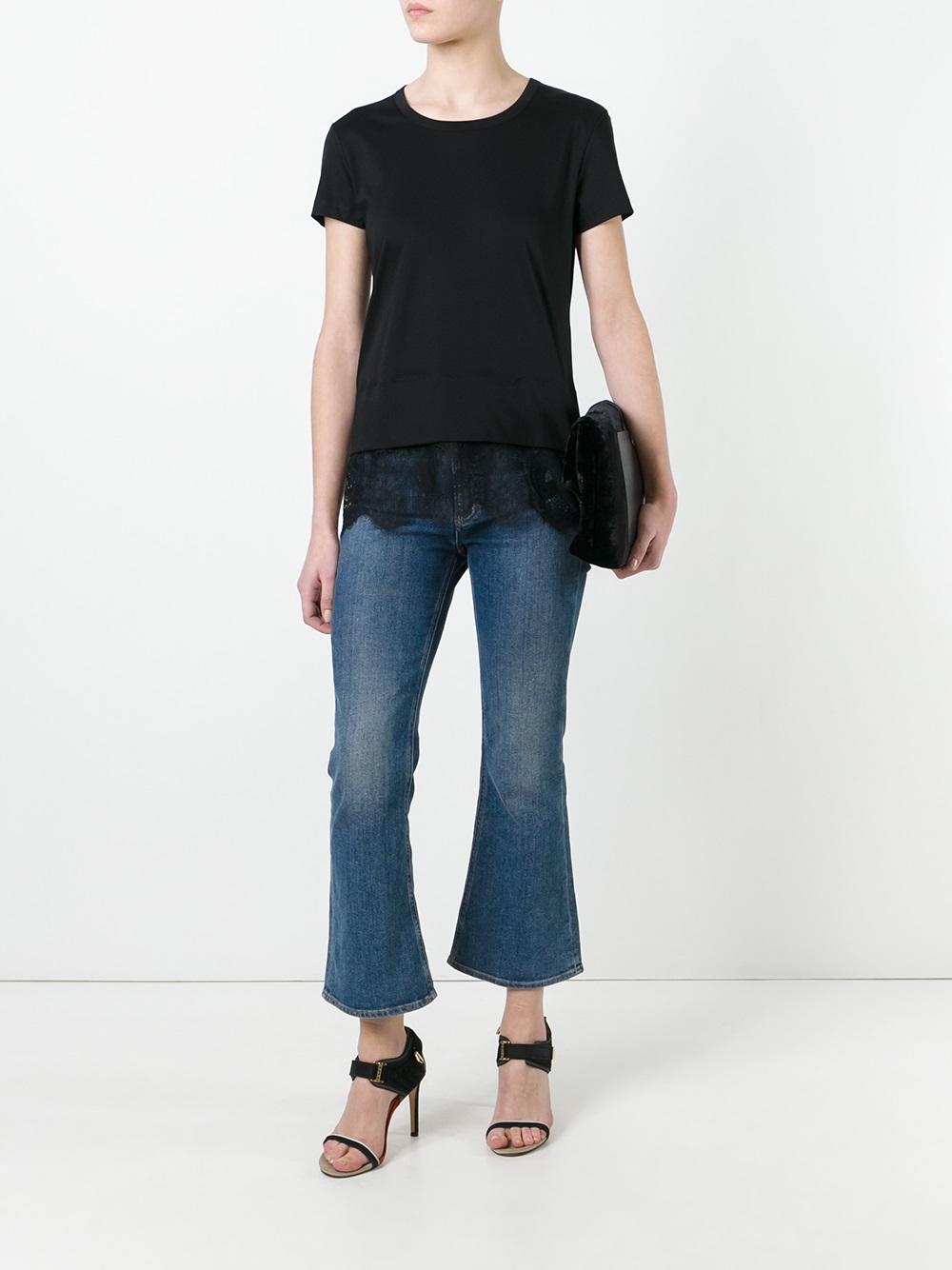 lace trim blouse 