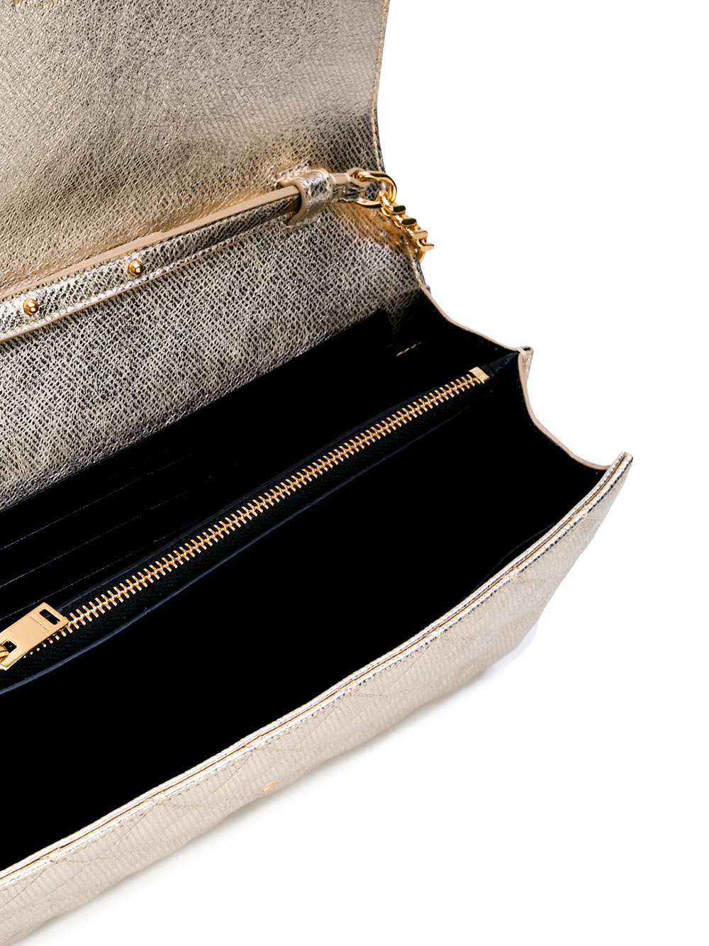 monogram chain wallet