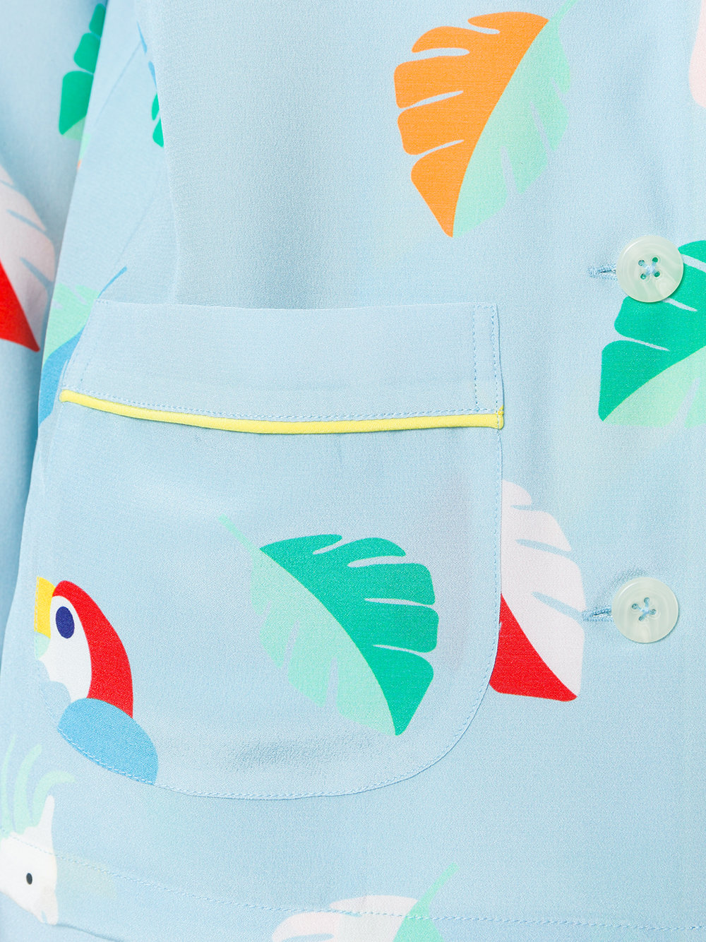 printed bird pyjama