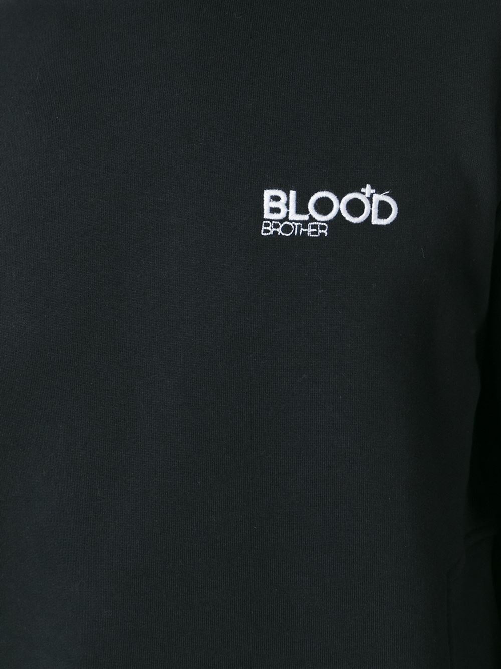embroidered logo sweater