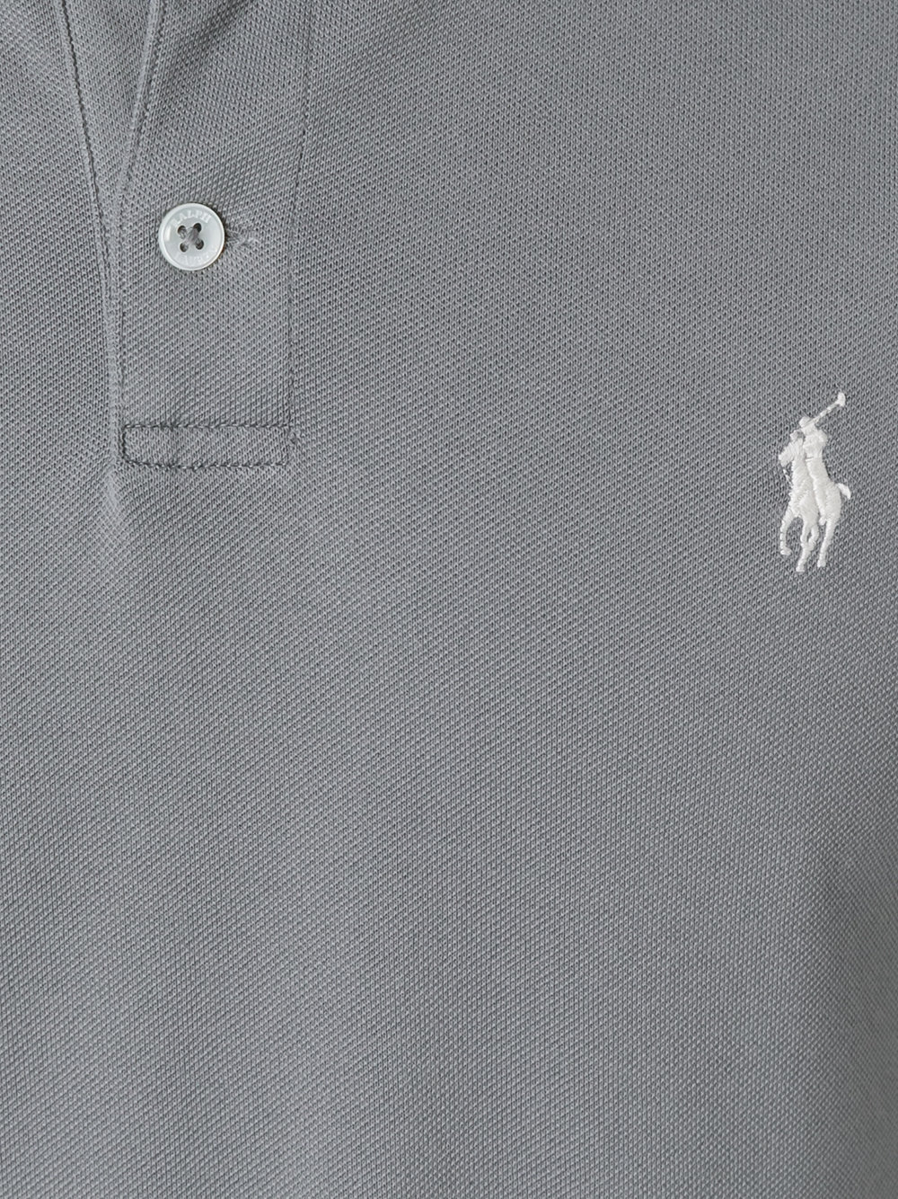 embroidered logo polo shirt 