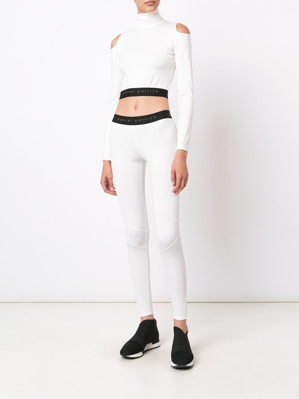 logo waist leggings