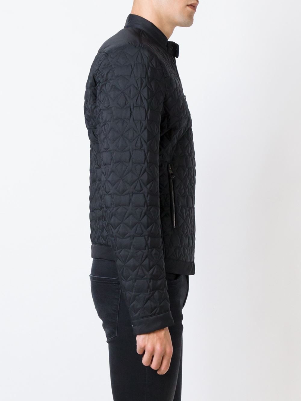 star embossed jacket