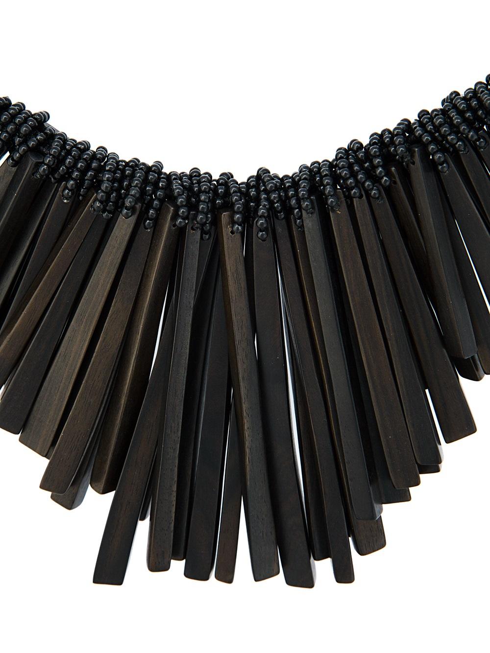 square rod tassel necklace