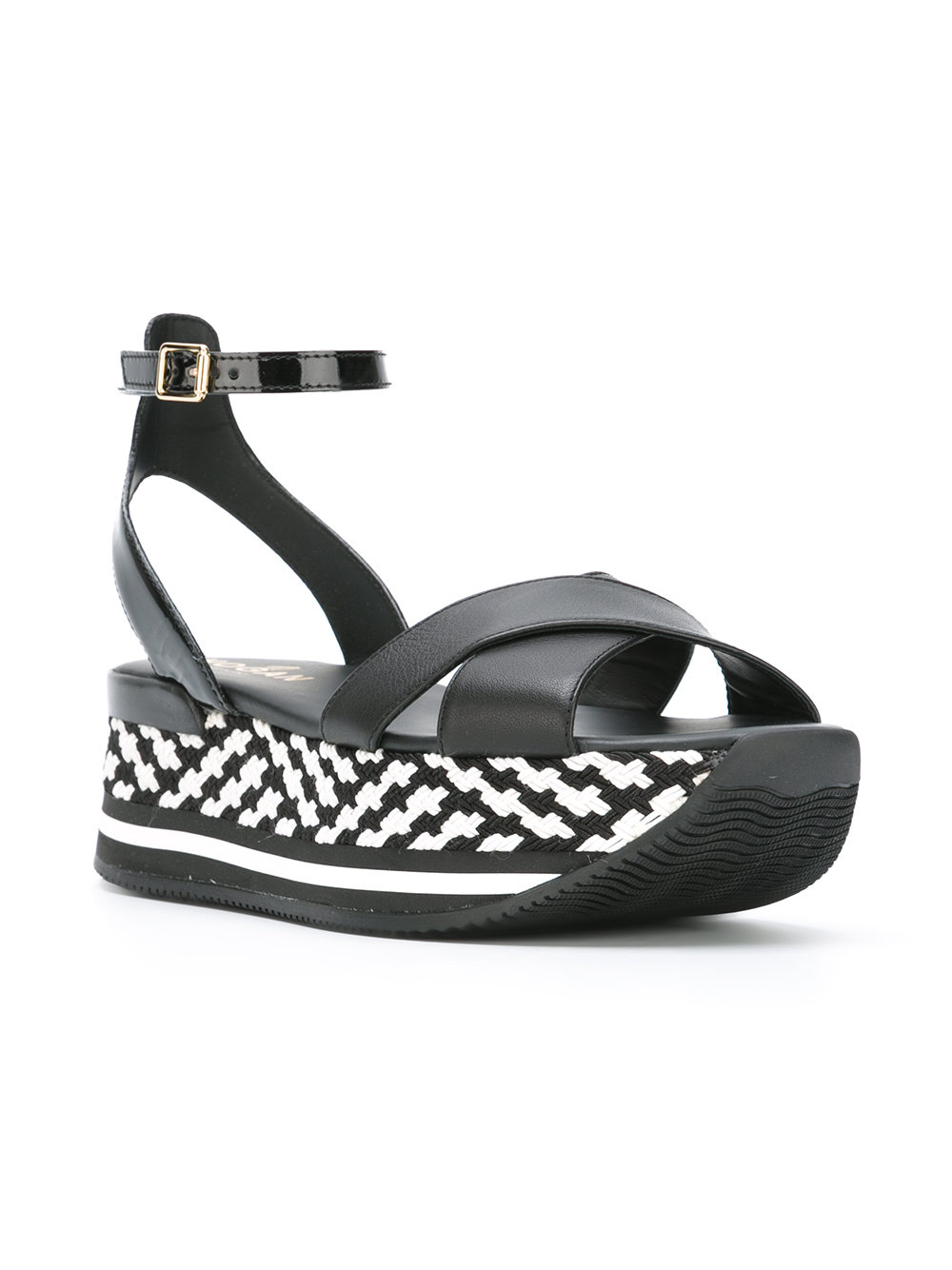 checkered sandals