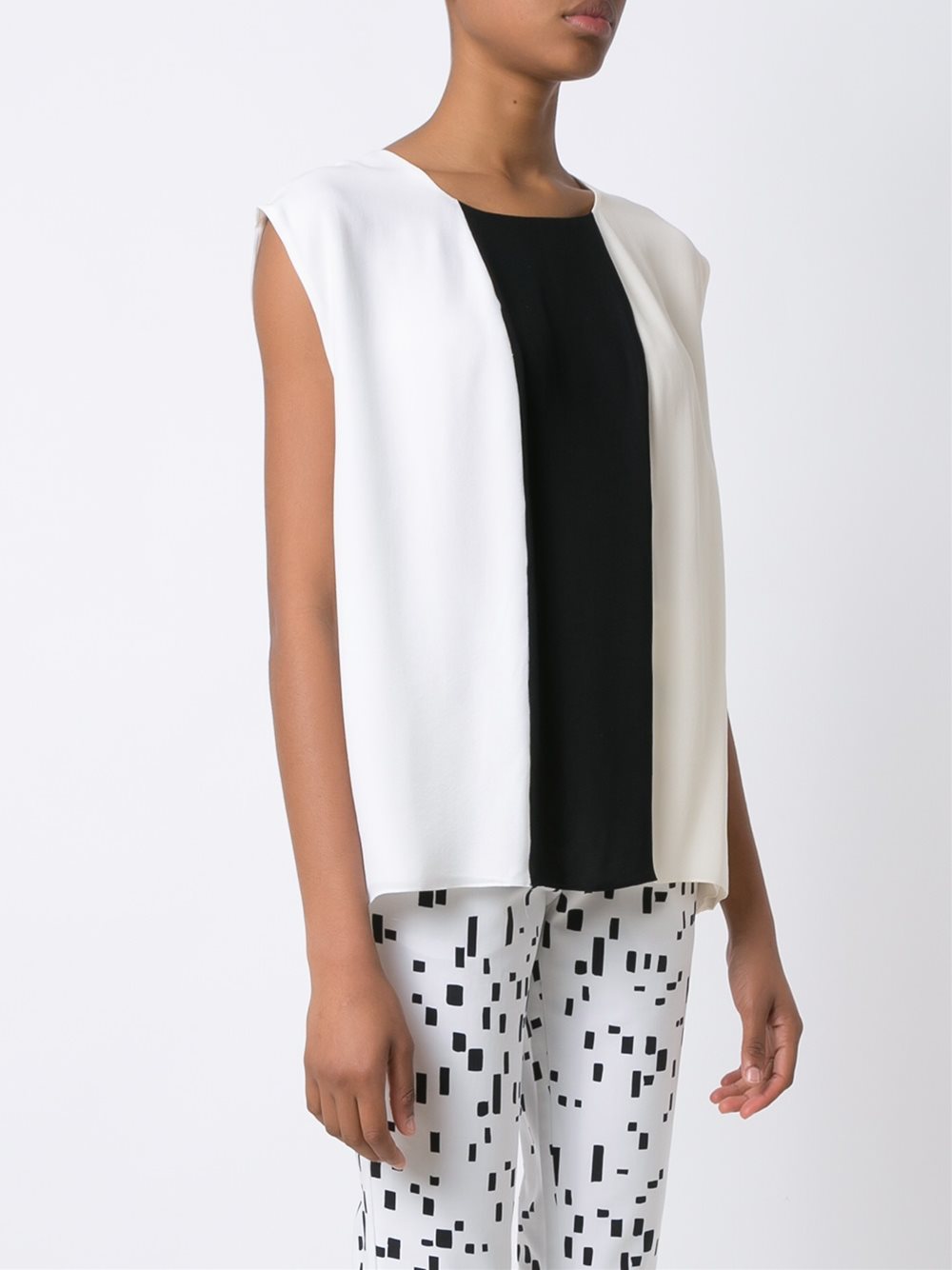panelled blouse