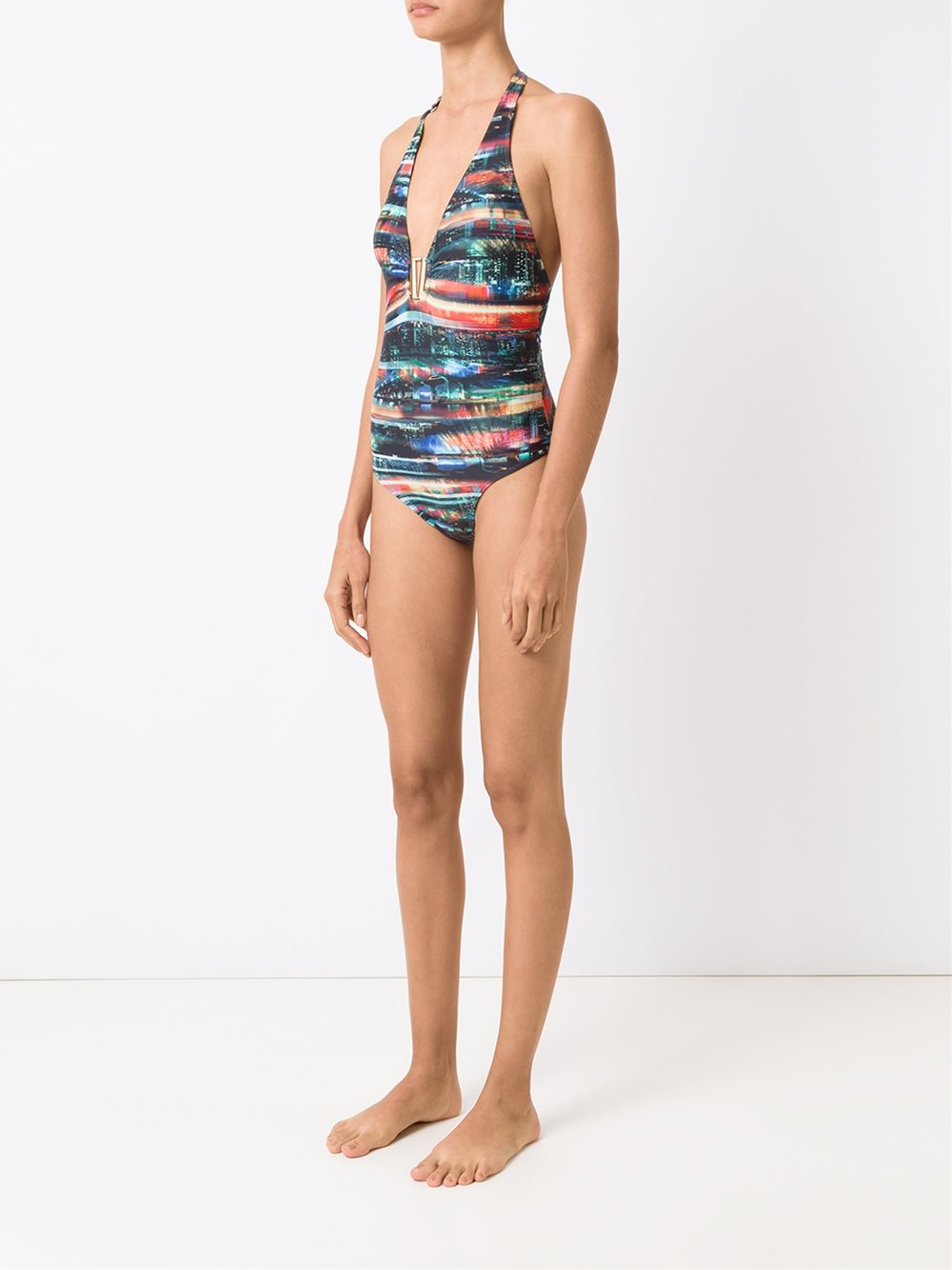 halter neck swimsuit