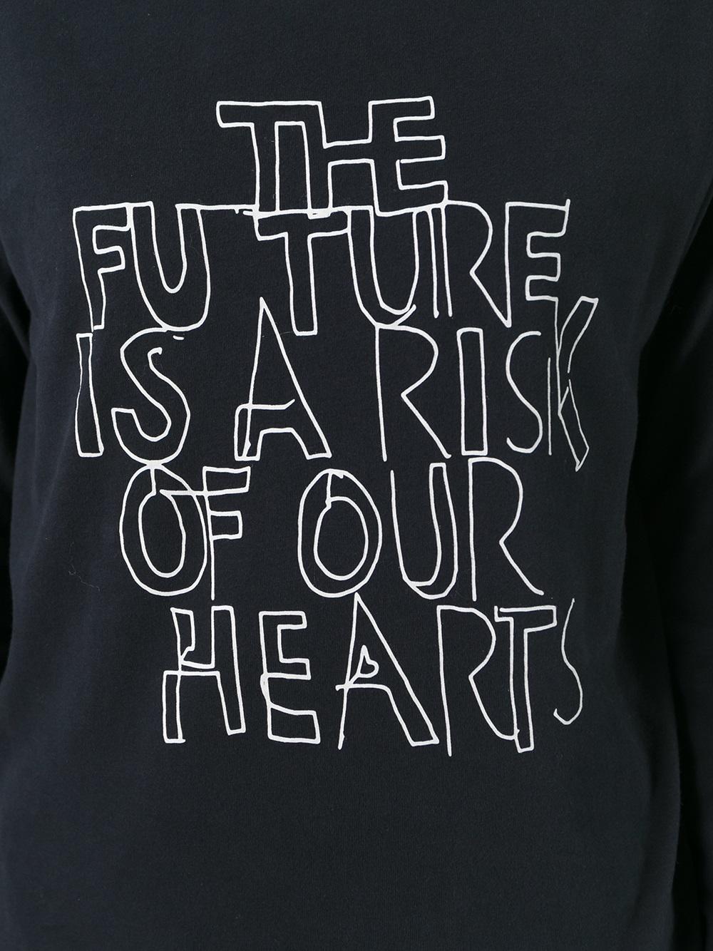 'Future Poetry' sweatshirt 