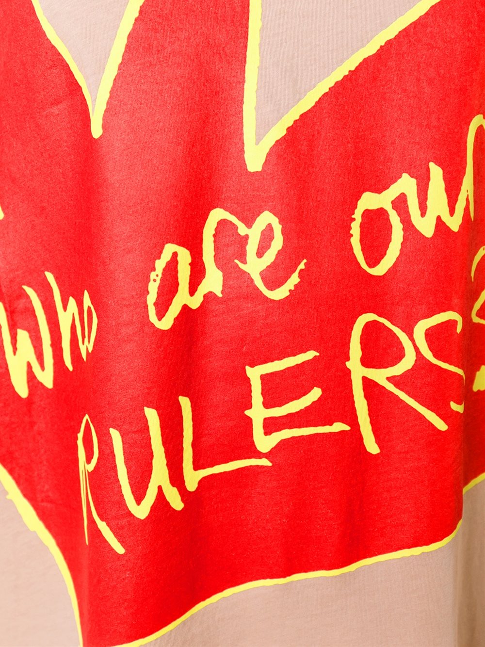 'Who are our rullers?'连衣裙